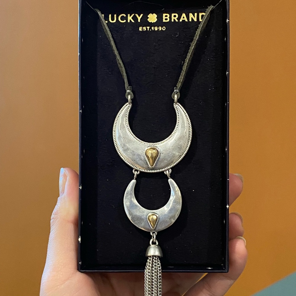 Lucky Brand Pendant Silver Necklace - New In Box
